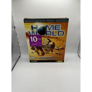 Homeworld: Game of the Year Edition PC Big Box w/Game, CD Soundtrack, Manual etc